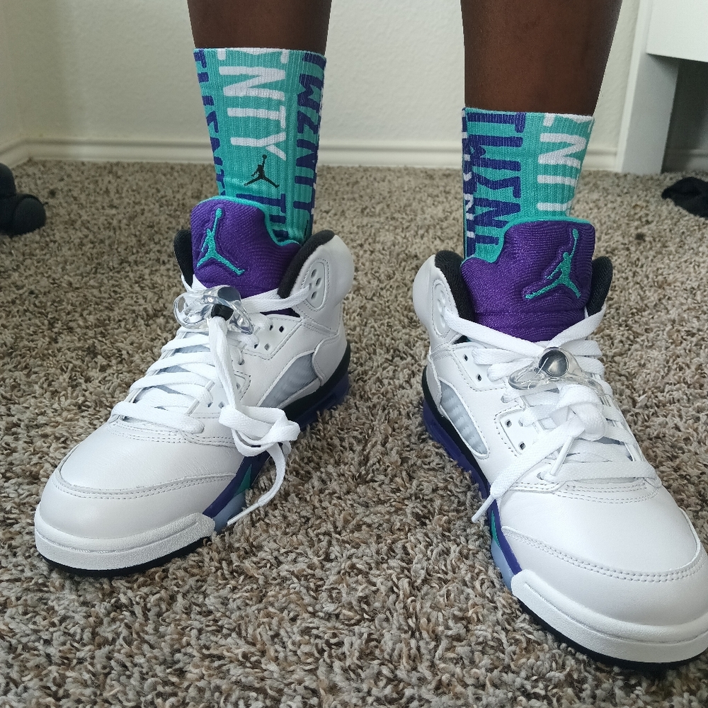 Grape 5s Socks